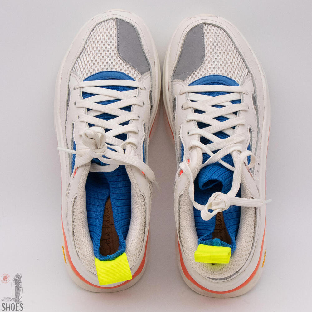 Brand Black Saga Women's 8-8.5 / Men's 6.5 White Vibram Leather Sneakers - Picture 8 of 13